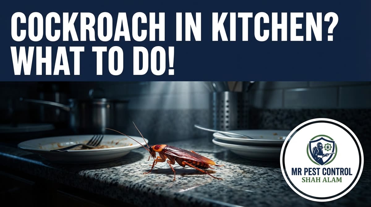 Cockroach in Kitchen? What to Do