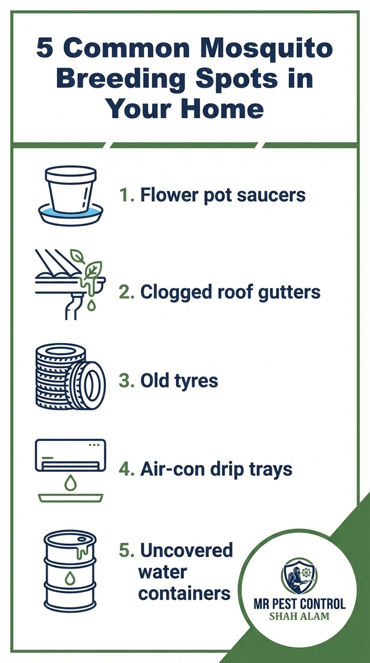 5 Common Mosquito Breeding Spots in Your Home