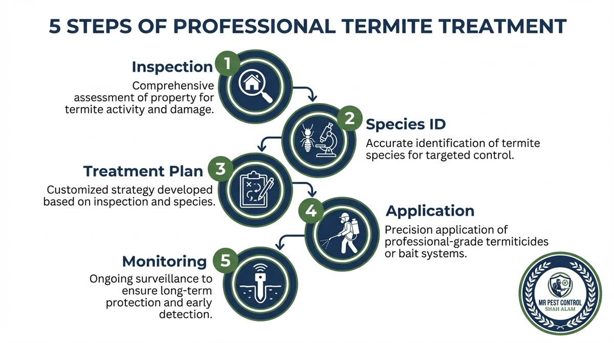Professional Termite Treatment Process