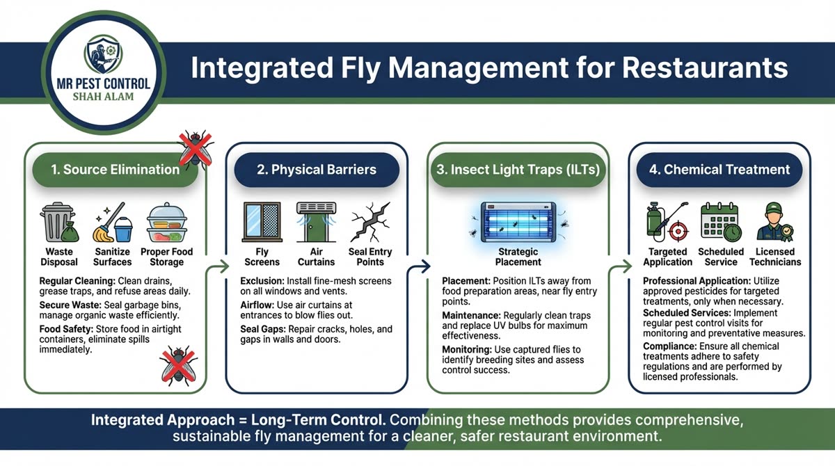 Integrated Fly Management for Restaurants
