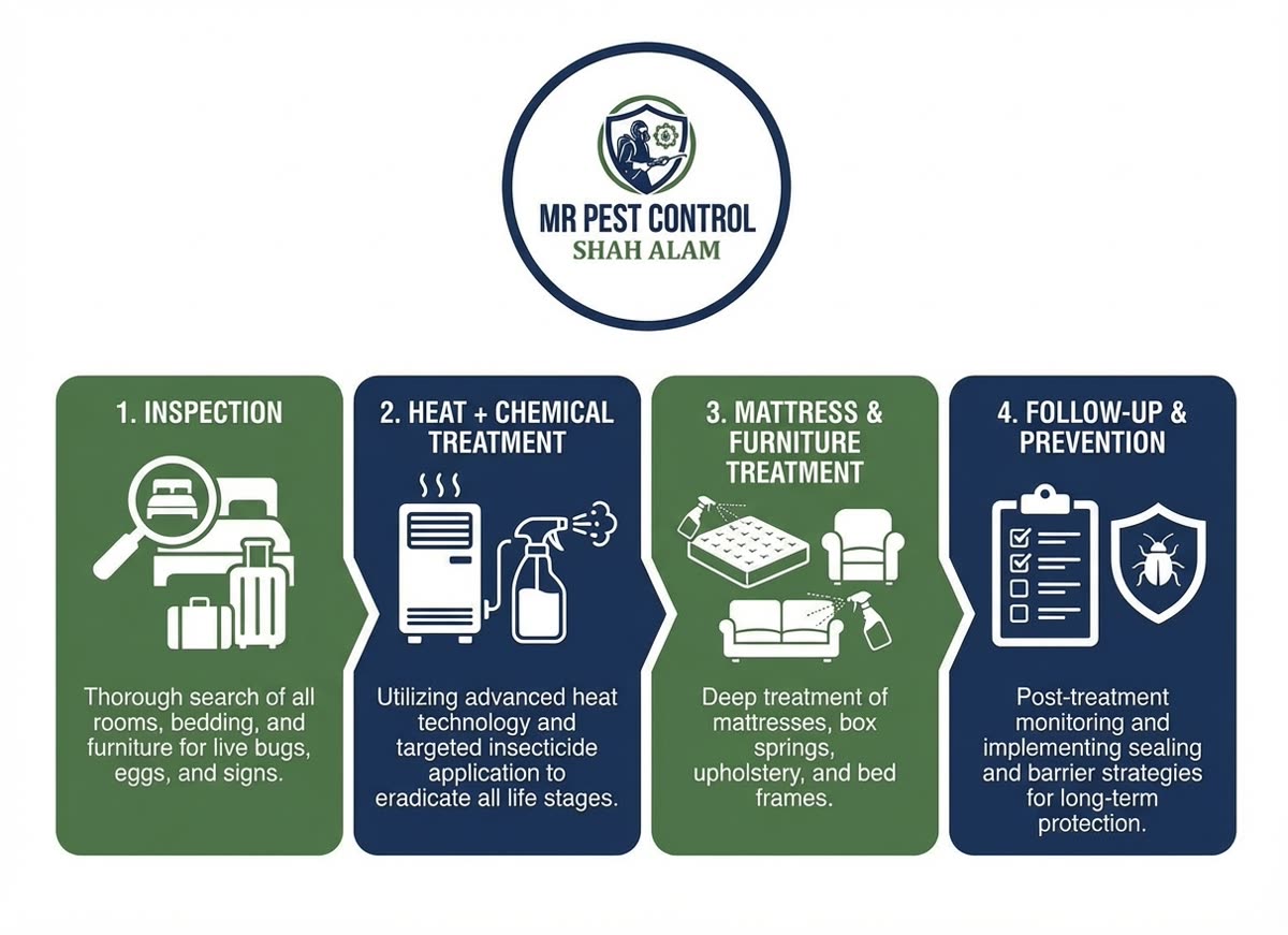 Bed Bug Treatment Process for Airbnb Properties