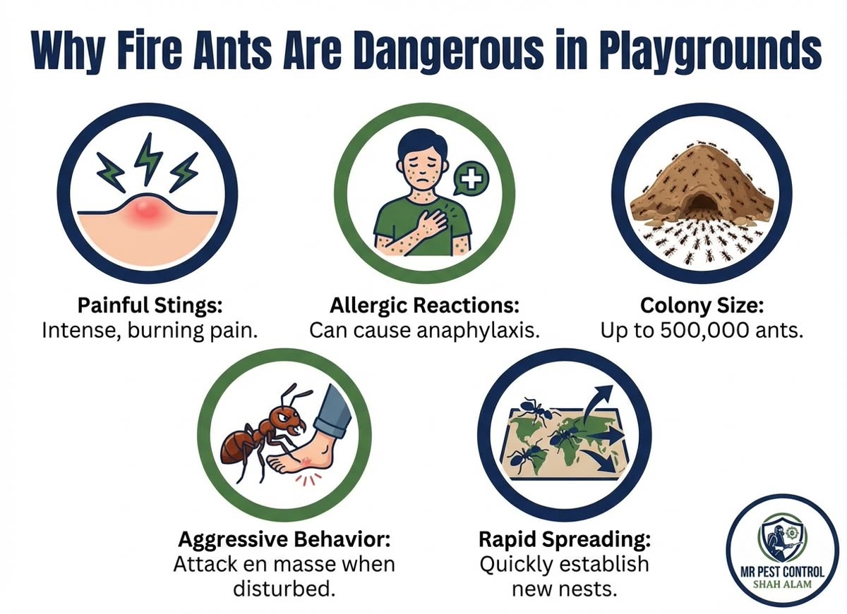 Why Fire Ants Are Dangerous in Playgrounds