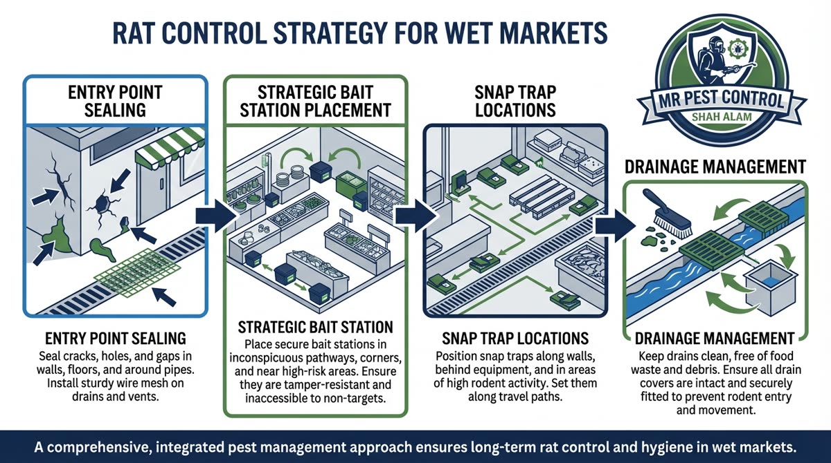 Rat Control Strategy for Wet Markets