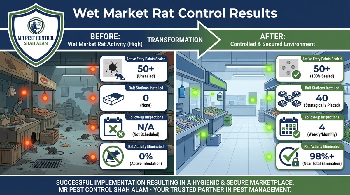 Wet Market Rat Control Results