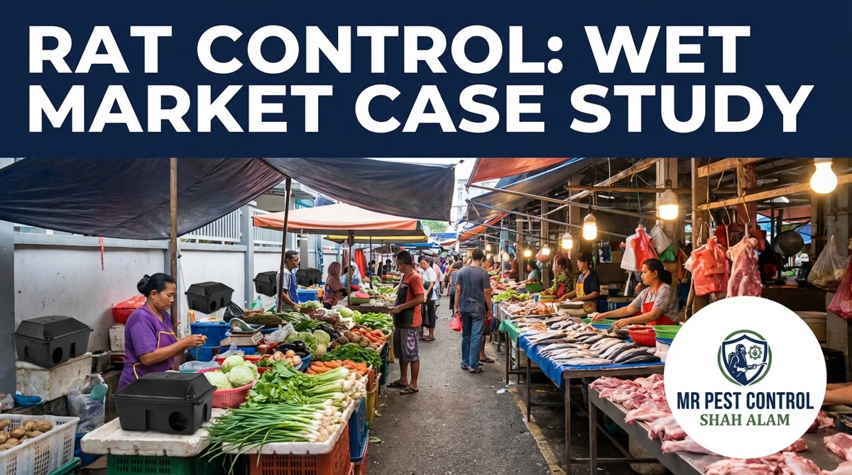 Rat Trapping at Wet Market Seksyen 5